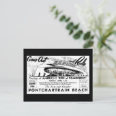 Rides at Pontchartrain Beach, Zephyr Briefkaart (Staand voorkant)