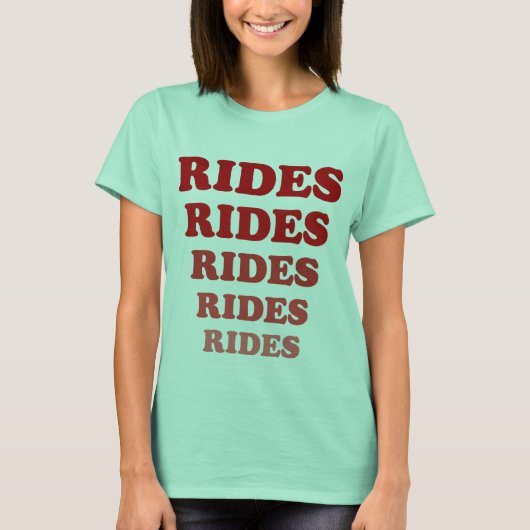 RIDES T-SHIRT (Voorkant)