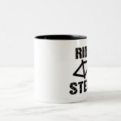 Ridestaal Tweekleurige Koffiemok (Center)