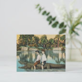 Ride'um Gator Funny Briefkaart (Staand voorkant)