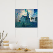 Ridge Church van Newell Convers Wyeth Poster (Keuken)