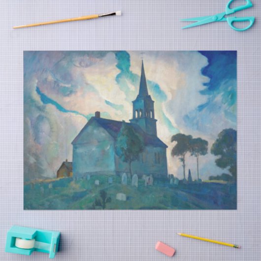 Ridge Church van Newell Convers Wyeth Tissuepapier (Craft)