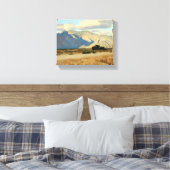 Ridge en Rillito, Arizona, Maynard Dixon Canvas Afdruk (Insitu (Slaapkamer))