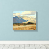 Ridge en Rillito, Arizona, Maynard Dixon Canvas Afdruk (Insitu (Houten vloer))