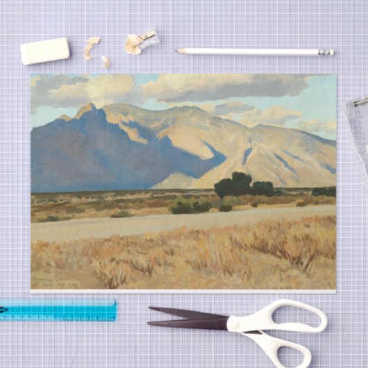 Ridge en Rillito, Arizona, Maynard Dixon Tissuepapier (Craft)