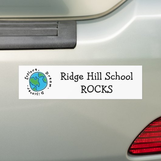 Ridge Hill School ROCKS Bumpersticker (Op auto)