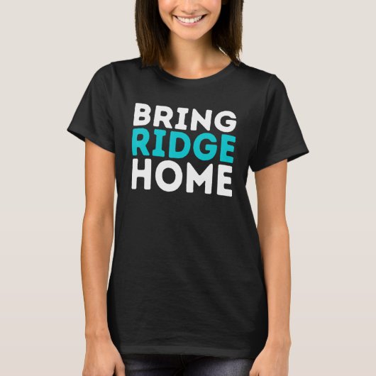 Ridge Home mannen vrouwen T-shirt (Voorkant)