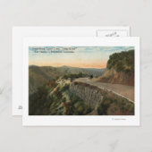 Ridge Route, die Castaic Creek over het hoofd ziet Briefkaart (Voorkant / Achterkant)