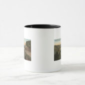 Ridge Route, die Castaic Creek over het hoofd ziet Mok (Midden)