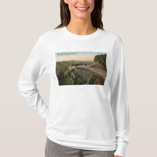 Ridge Route, die Castaic Creek over het hoofd ziet T-shirt (Voorkant)