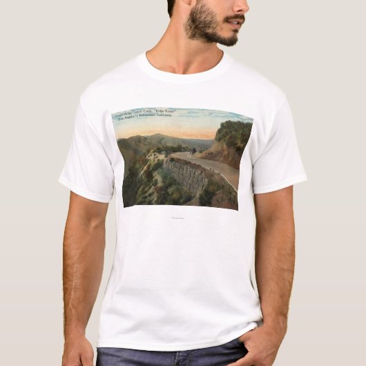 Ridge Route, die Castaic Creek over het hoofd ziet T-shirt (Voorkant)