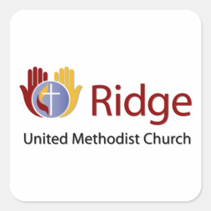 Ridge Vierkante Sticker