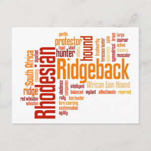 Ridgeback Briefkaart