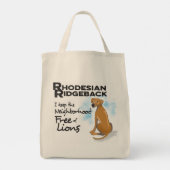 Ridgeback Canvas tas Rhodesian (Achterkant)