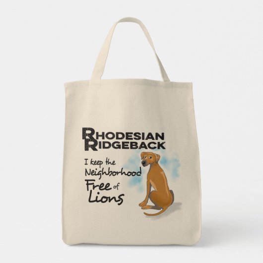 Ridgeback Canvas tas Rhodesian (Achterkant)