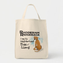 Ridgeback Canvas tas Rhodesian