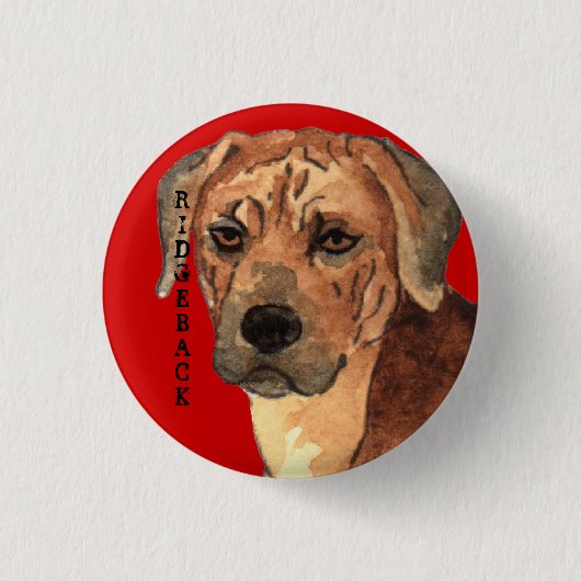 Ridgeback Color Block Ronde Button 3,2 Cm (Voorkant)