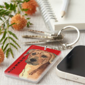 Ridgeback Color Block Sleutelhanger (Voorkant Rechts)