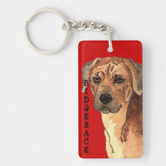 Ridgeback Color Block Sleutelhanger (Voorkant)