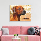 Ridgeback Dog Canvas Afdruk (Insitu (Woonkamer))