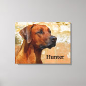 Ridgeback Dog Canvas Afdruk (Voorkant)