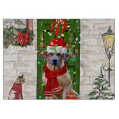 Ridgeback Dog Kerstmis Rhodezesisch Snijplank (Voorkant)