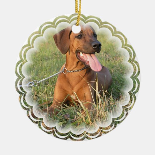 Ridgeback Dog Ornament (Voorkant)
