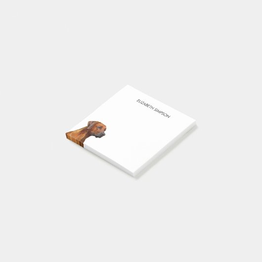 Ridgeback Dog Post-it® Notes (Schuin)