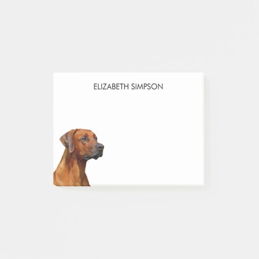 Ridgeback Dog Post-it® Notes (Voorkant)