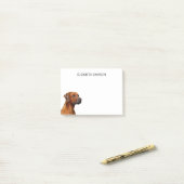 Ridgeback Dog Post-it® Notes (Op bureau)