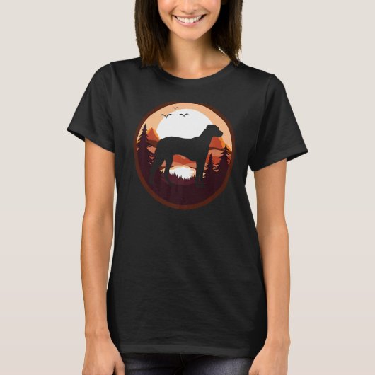 Ridgeback Dog Retro 2 T-shirt (Voorkant)