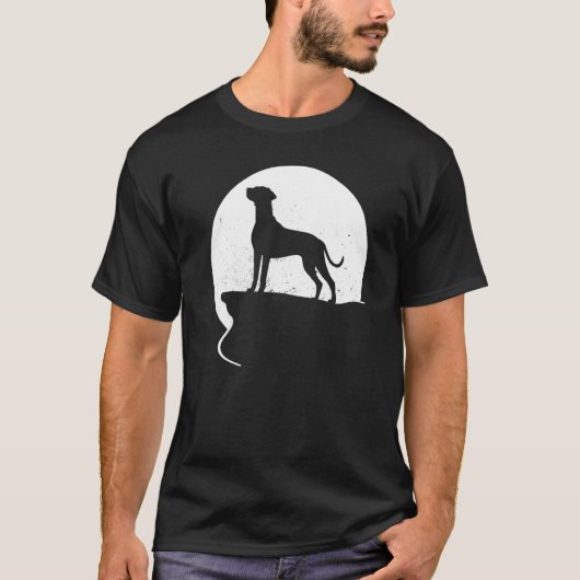 Ridgeback Dog Retro T-shirt (Voorkant)