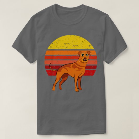 Ridgeback Dog Retro T-shirt (Design voorkant)