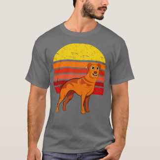 Ridgeback Dog Retro T-shirt