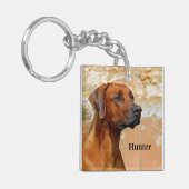 Ridgeback Dog Sleutelhanger (Voorkant Links)