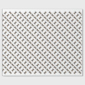 Ridgeback History-ontwerp voor Rhodezische Ridgeba Cadeaupapier (Vlak)