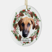 Ridgeback-hond uit Rhodezië Keramisch Ornament (Rechts)