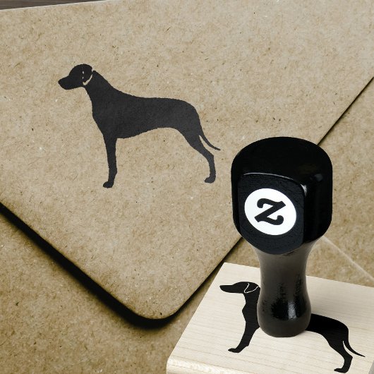Ridgeback Hondenras Silhouette Rubberstempel
