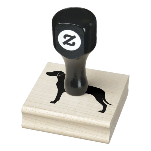 Ridgeback Hondenras Silhouette Rubberstempel (Stempel)