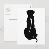 Ridgeback Hondenras Spine Rhodezische Ridgeback Briefkaart (Voorkant / Achterkant)