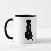 Ridgeback Hondenras Spine Rhodezische Ridgeback Mok (Links)