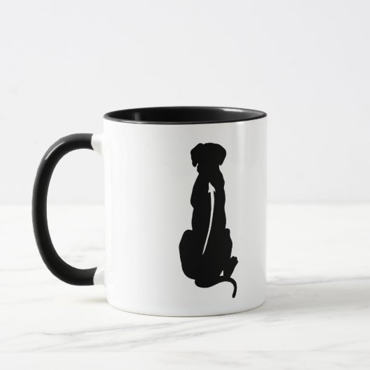 Ridgeback Hondenras Spine Rhodezische Ridgeback Mok (Links)