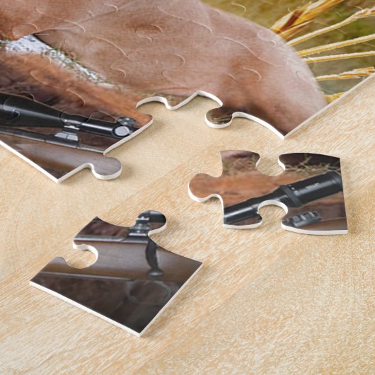 Ridgeback Hunts met Rhodezische Ridgeback Legpuzzel (Zijkant)