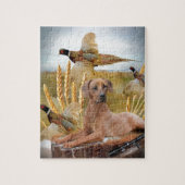 Ridgeback Hunts met Rhodezische Ridgeback Legpuzzel (Verticaal)