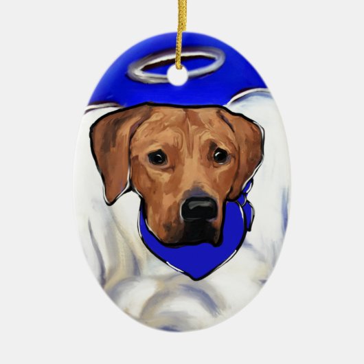 Ridgeback Keramisch Ornament (Voorkant)