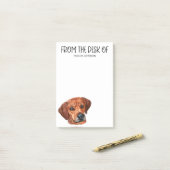 Ridgeback Lover Post-it® Notes (Op bureau)