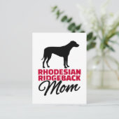 Ridgeback mama Rhodesian Briefkaart (Staand voorkant)