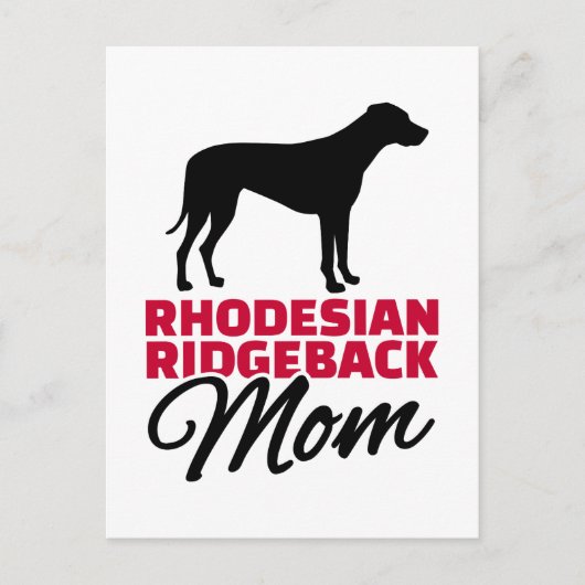 Ridgeback mama Rhodesian Briefkaart (Voorkant)