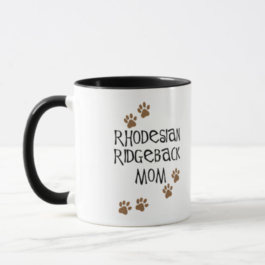 Ridgeback mama Rhodesian Mok (Links)