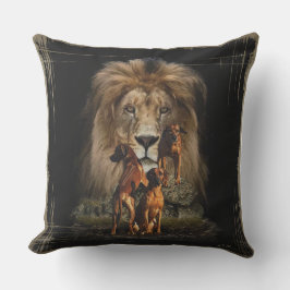 Ridgeback met Rhodezisch Ridgeback met Lion Buitenkussen